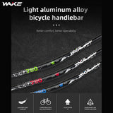 Mountain Bike Handlebars 31.8MM Diameter High-Rise with Matte Surface 720MM 780MM Aluminum Alloy Handlebar for Bicycle