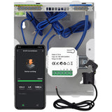 Tuya WiFi Energy Meter 80A Current Transformer Clamp KWh Power Electricity Device Compatible Alexa Google Home for Voice Control