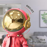 1pc Astronaut Ornament, Resin Statue Art Craft, For Bookshelf Home Living Room Office Cafe Decor, Room Tabletop Display Entryway Decor, Winter Christmas New Year Decor