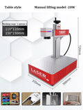 Portable Fiber Laser Marking Stainless Steel nameplate UV metal Engraving Carving hine
