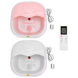 Electric Heating Massage Footbath Bucket Household Folding Red Light Foot Spa Machine Folding Foot Bath Basin Health Care