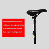 Electric Scooter Adjustable Saddle Set Shockproof Bike Seat Cushion Can Be Raised Lowered For Xiaomi M365/Pro Parts White