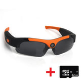 Fashion Sun Glasses With Camera 1080p Wide Angle Outdoor Video Recording Eye Cam Glasses Sports Smart Sunglass Video Camera
