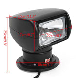 Boat Marine Spotlight Remote Control Truck Car Searchlight 100W 12V Spot Light Durable Easy To Use