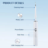 Household Beauty Instrument To Remove Dental Calculus Oral Rinse Electric Tooth Cleaner Portable