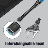 Adjustable Wrench, 5 to 30 Nm 30mm Open End Torque Wrench for HVAC Mini-Split and Refrigeration Systems, 5-30NM