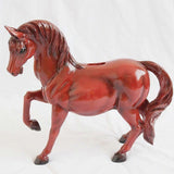 Horse Figurine Coin Banks: Decorative Resin Standing Horse Money Saving Pot Storage Jars for Zodiac Animal Home Offices Decors