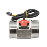 304 Stainless Steel Sensor 1.5/ 2 Inch DN40 DN50 Large Diameter Water Hall Turbine w Meter