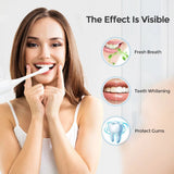 Multi-function Facial Cleanser Lift Face-lifting Beauty Stick Soft Bristle Electric Toothbrush Teeth Cleaning Whitening Portable