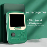 3.2Inch Retro Portable Console 6000mAH Power Bank Video Game With 360°Joystick SD Card Games PS1 PSP Portatil Creative Gift