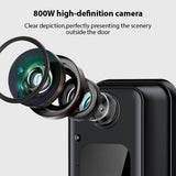 2.4G Wireless Visual Intercom - 4.3 Inch IPS Screen, BT Interconnect, Video Monitoring Intelligent Doorbell with Two-Way Intercom.