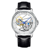 GUANQIN Business Sapphire Mechanical Automatic Winding Men's Watch Stainless Steel Waterproof Bracelet Accessories 2022 New