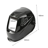 Solar Charging Automatic Dimming Mask Large View True Color Welding 130℃ Resistant Auto Darkening Facemask