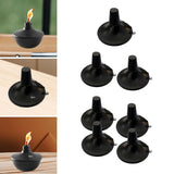 Metal Table Top Outdoor Lightweight High Capacity Rust Resistant Landscape Lanterns Torch for Garden Party Deck Decor Yard