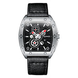GUANQIN Mechanical Leather Strap Luxury Men's watches 50M Waterproof Sapphire Steel shell watch for men Automatic movement watch