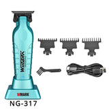2024 New Cutting hine WMARK NG-133 NG-317 Clipper 8300 RPM with Charging Base Low Noise Hair Trimmer for Men