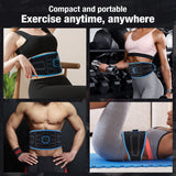 EMS Muscle Stimulator Abdominal Toning Belt Fiess Massager Training Gear Ab Waist Trainer Body Slimming Shaping