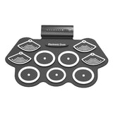 Portable W562 Electronic Drum Set Roll Up Pad Digital Usb 7 Pads Drum Set Silicone Electric Drum Pad W/foot Pedals Drumstick