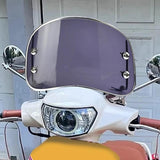Windshield Motorcycle Windscreen Clear Thicken Adjustable Motorbike Front Fairing Wind Guard For Winter