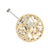 17 Jewels Gold Asian Full for Men's Watch 6497 Hand-Winding Mens Skeleton Movement