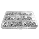 Wing Nut, 100Pcs Stainless Steel Wing Nut Metric Thread Wing Screw, Hand Screw Wing Nuts Kit With 52 Washer Kit
