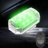 4pcs Anti-Collision Bike Tail Lights 7 Colors M3 Aircraft Strobe Lamp High Brighess 3.7V 350mAh Memory Function for Motorcycle