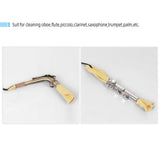 Btuty Clarinet Piccolo Flute Saxphone Cloth for Inside Tube Saxophone Sax Cleaning Tool Wind Instrument Cleaner