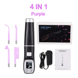 Apparatus Electrotherapy Wand Glass High Frequency Facial Machine Face Massager Neon Remove Wrinkles Acne Tool Hair Skin Care