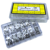 Stainless Steel Flat Back Screws in 12 Different Sizes One Slotted Head Watch Bottom Case Screw for watch repairing