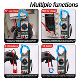 ANENG DT266 LCD 1999 Count Digital True RMS Professional Clamp Meter AC/DC Current Voltage Tester Multimeter Pliers Ammeter