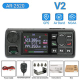 ABBREE AR-2520 25W Mobie Air 108-520MHz Full Band 999 Channels Amateur GPS Car Radio Station with Mic