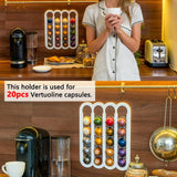 1pc Pod Stander, Home Coffee Pod Holder For Nespresso Vertuo Capsules, Magnetic Holder Suitable