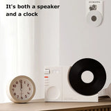Mini Retro Bluetooth5.3 Speaker Wireless Hifi Sound Soundbar Vintage MP3 Music Box with Clock Display Support TF Card AUX 2024