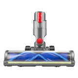 For V10 Slim V12 Slim Hardwood Floor Carpets Attachment with LED Light V Shape Turbo Bristle Brush Cleaner Head