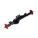 (Black red) Remote Control Cralwer RC Car External Metal Front/ Rear Axle for RBX10 Ryft RC Car Modification Tools  Black red