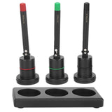 3pcs Professional Watch Oiler Pen Automatic Precision Oil Pen with Base for Watchmakers