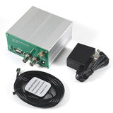 GPS Disciplined Oscillator Clock GPSDO 10KH-220MHz VFO Square Wave with LCD Display Frequency 10MHz
