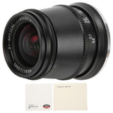 TTArtisan Manual Focus Portrait Lens 17mm F1.4 M Mount APSC Large Aperture Wide Angle for Canon Camera Body