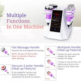 5in1 Multipolar RF Skin Tightening Vacuum 40K Cavitation Ultrasonic Celliute Slimming Spa Machine
