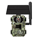 4G Sim Card LTE Cellular 4W Solar 7800MAh Battery Hunting Trail Motion Activated Night Vision 4MP IP66 Camera(EU) JP