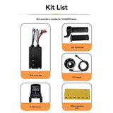 Lithium-Ion Power Adaptation Set 80A Controller with S-100 Color LCD Meter 20X Turnbuckle KT8 Magne
