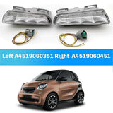 Car Front Bumper Fog Lights LED Daytime Running Lamp Left A4519060351 Right A4519060451 for Old Sma