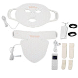Skin Rejuvenation Neck Cover LED IPL Silicone 4 Colors Light Binaural Photon LED Face Cover White