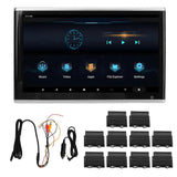 Car Headrest Monitor 13.3 Touchscreen for Android 9.0 4GB RAM 64GB ROM 1920 X 1080 4K 1080P Video wi