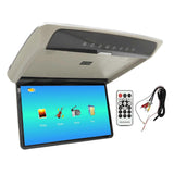 15.6in Car Overhead Roof Mounted Monitor IPS HD Screen MP5 Player Ultra Thin Flip Down Multimedia Pl
