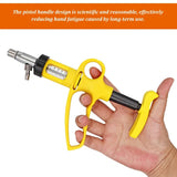 5ml Animal Veterinary Syringe Drench Gun Adjustable 0.5-5ml Continuous Vaccine Syringe Medicine Feeder Farm Animals