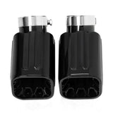 Car Exhaust Tip Tailpipe Stainless Steel Square Muffler Tip Nozzle for 90 110 L663 Version