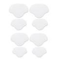 (White) Heel Protector/shoe Repair Patches In 2 Sizes, 4 Pairs (black)