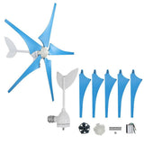 Wind Generator Kit 5 Blades with Controller Power Supply for Street Lights NE300S6 300WDC12V