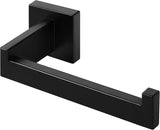 (black) Toilet Paper Holder, High Quality 304 Stainless Steel Square Sanitary Roll Wall Mount Rustproof Bathroom 1 Piece (paper Towel Holder With Square Tube